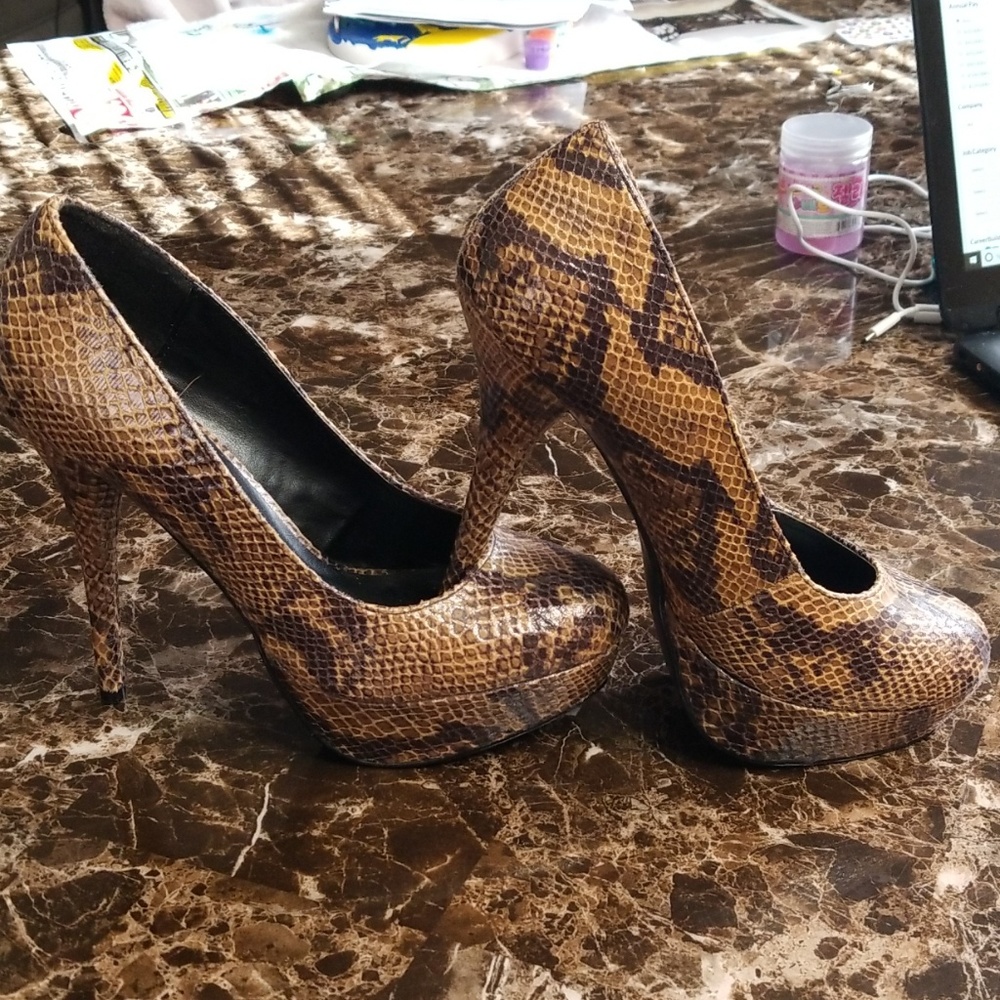 Snakeskin shoes